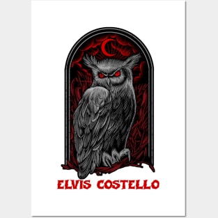 The Moon Owl Elvis Costello Posters and Art